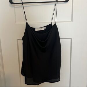 ASTR Black Cowl Neck Camisole size small